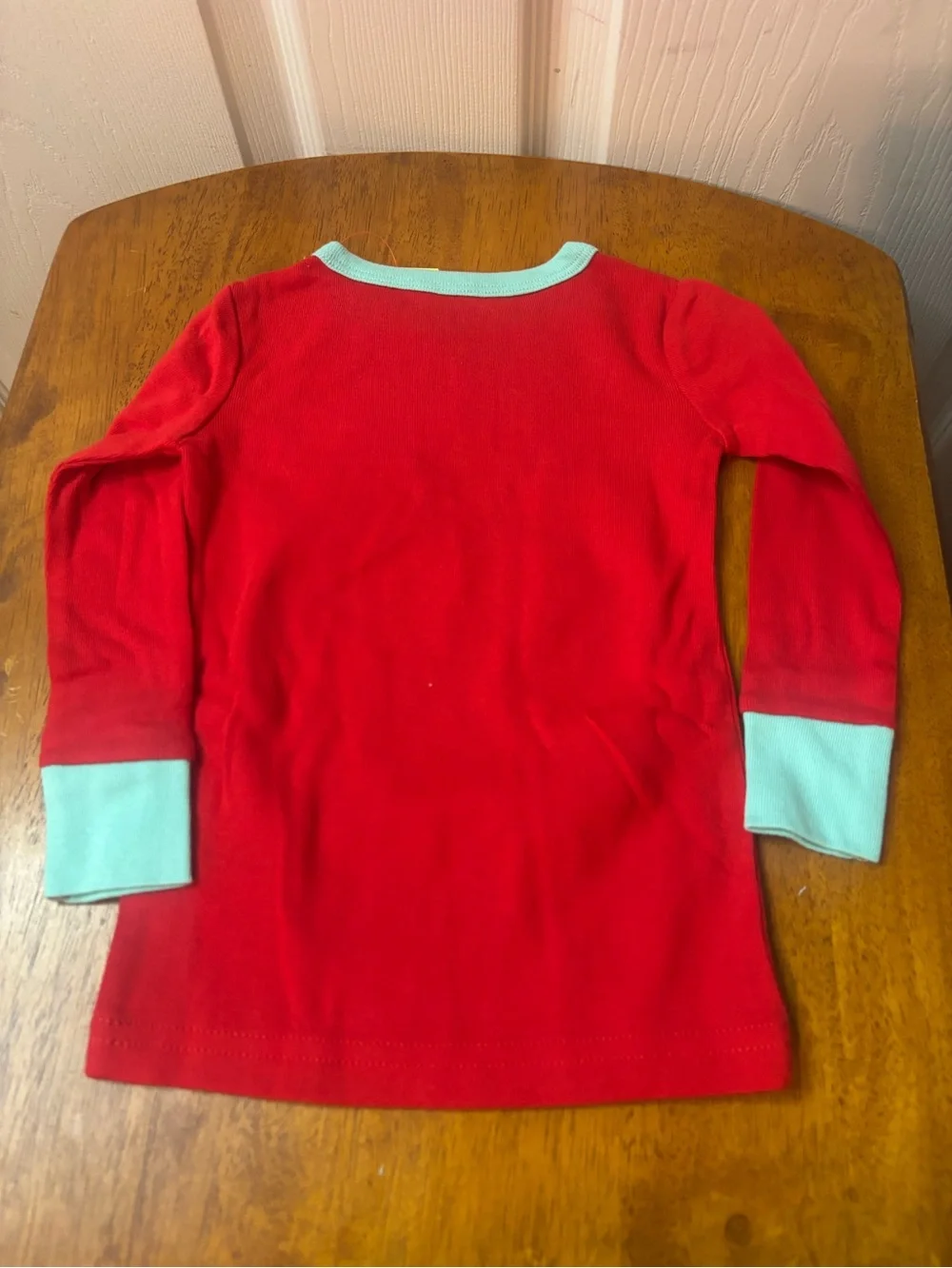 Cat & Jack Red Top with Mint Unicorn Print Pajama Set